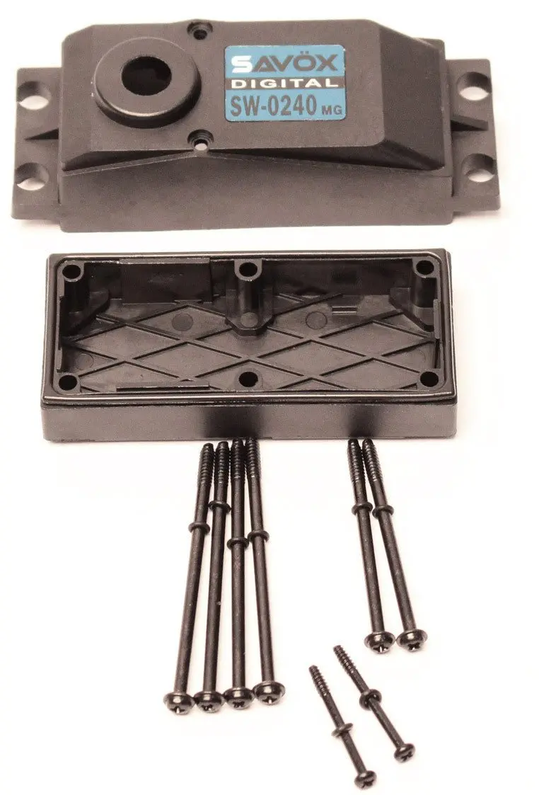 Savox - Top & Bottom Servo Case With 4 Screws Sw0240mg 1