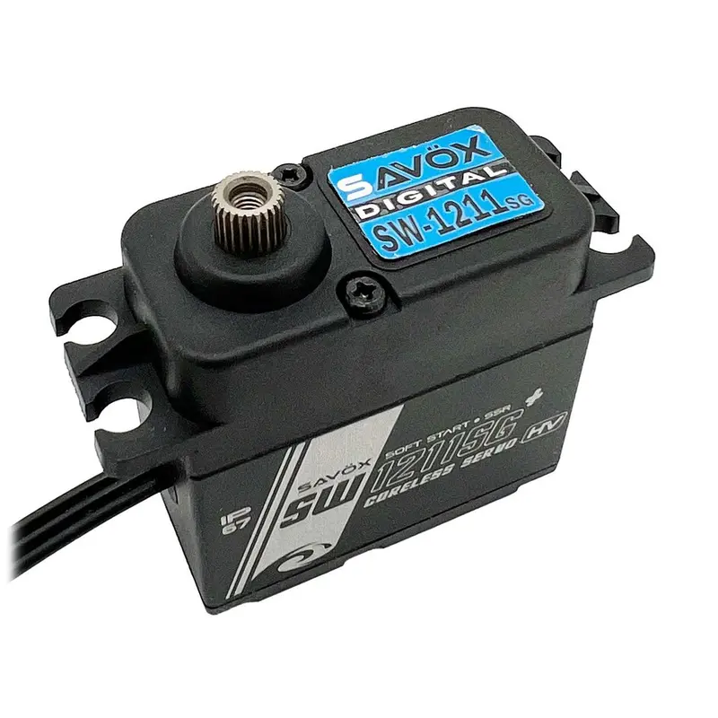 Savox - Waterproof High Voltage Digital Servo 0.08Sec / 416.6Oz @ 8.4V - Black Edition 1