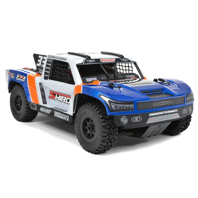 Shiroi Xp6 1/8 6S Short Course Truck, Roller Version, Blue 1