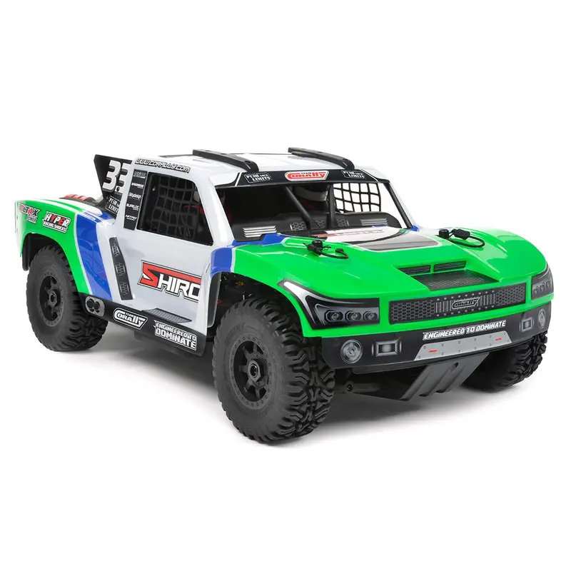Shiroi Xp6 1/8 6S Short Course Truck, Roller Version, Green 1