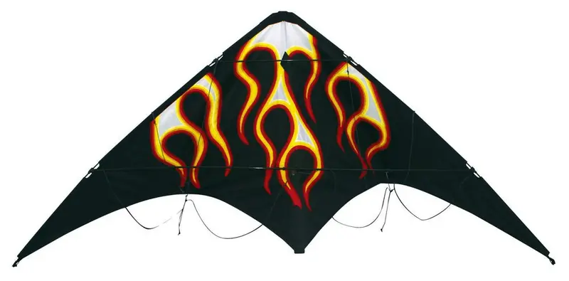 Skydog Kites - Little Wing, Flames Kite 1
