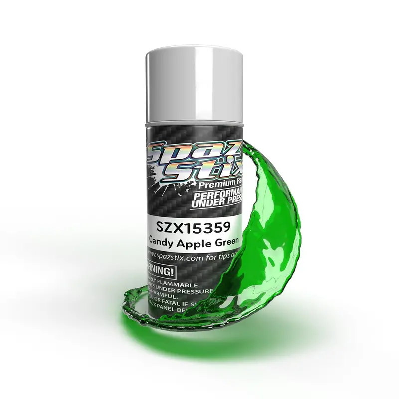 Spaz Stix - Candy Apple Green Aerosol Paint, 3.5Oz Can 1