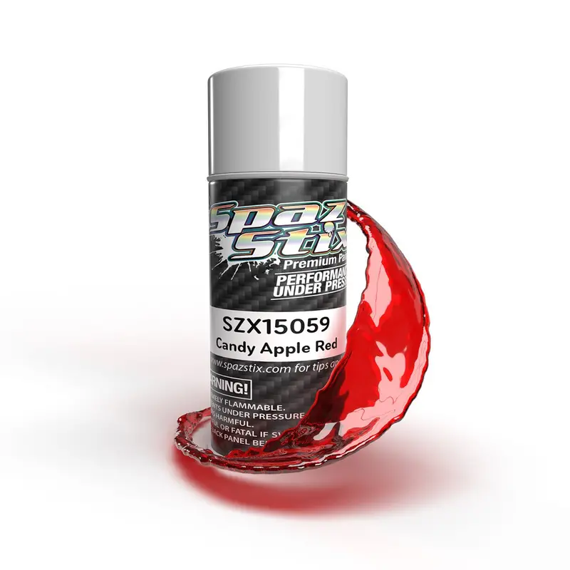 Spaz Stix - Candy Apple Red Aerosol Paint, 3.5Oz Can 1