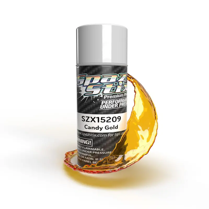 Spaz Stix - Candy Gold Aerosol Paint, 3.5Oz Can 1