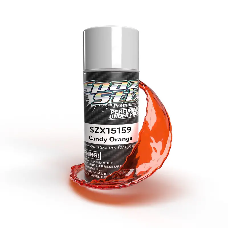Spaz Stix - Candy Orange Aerosol Paint, 3.5Oz Can 1
