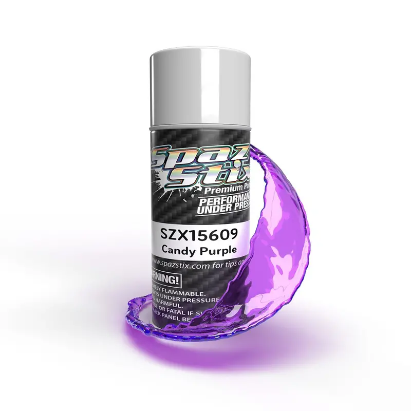 Spaz Stix - Candy Purple Aerosol Paint, 3.5Oz Can 1