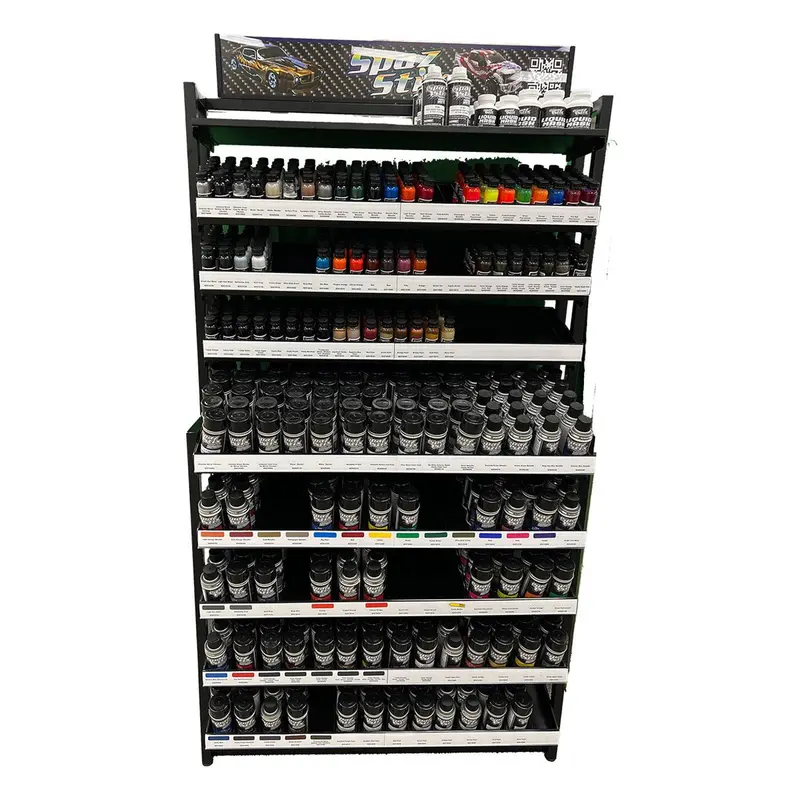 Spaz Stix - Floor Rack Display Holds 74 Airbrush/70 Aerosol 1