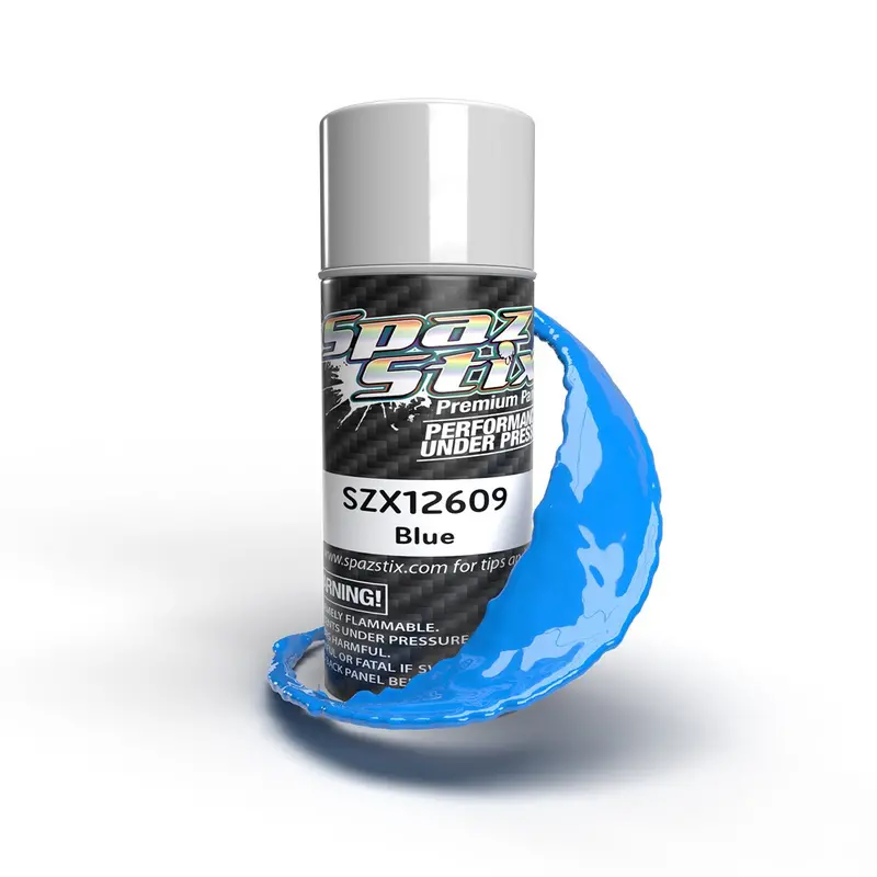 Spaz Stix - Solid Blue Aerosol Paint, 3.5Oz Can 1