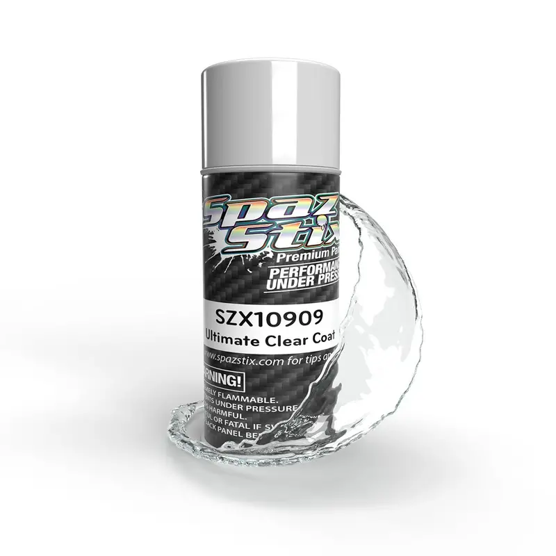 Spaz Stix - Ultimate Clear Coat For Mirror Chrome, Aerosol Paint, 3.5Oz 1