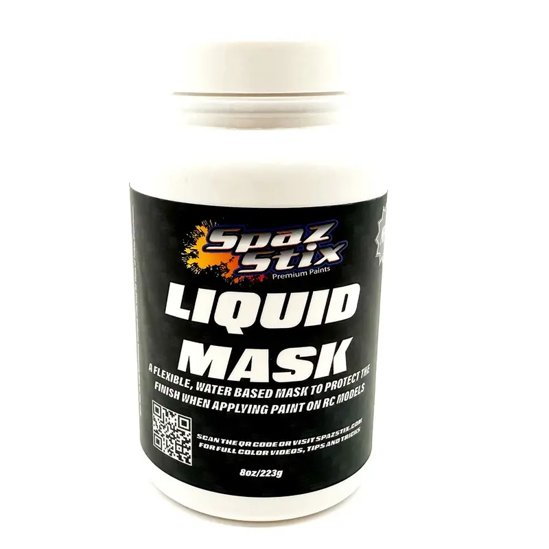 Spaz Stix - Water Based Liquid Mask V2, 8Oz 1