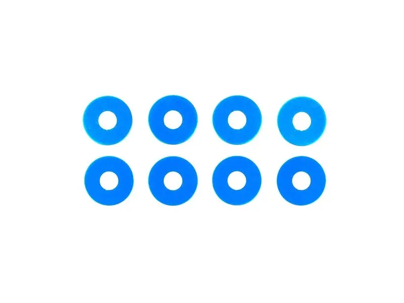 Tamiya - 0.5Mm And 1Mm Wheel Spacer, Blue, 4Pcs Each 1