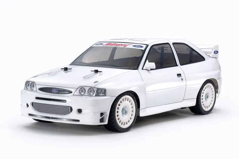 Tamiya - 1/10 Rc 1998 Ford Escort Custom Kit, W/ Tt-02 Chassis 1