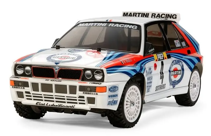 Tamiya - 1/10 Rc Lancia Delta Integrale, W/ Tt02 Chassis 1