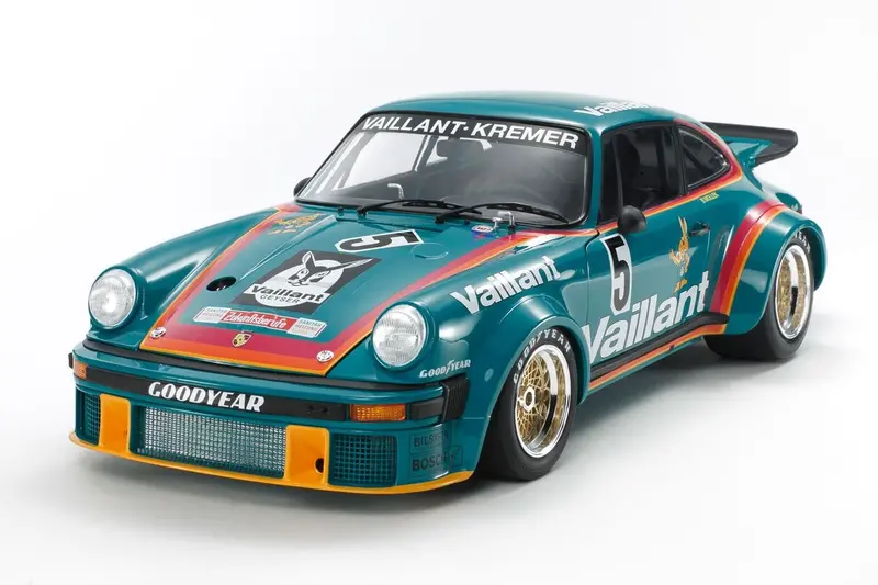 Tamiya - 1/12 Porsche 934 Vaillant Plastic Model Kit, W/ Photo-Etched Parts 1