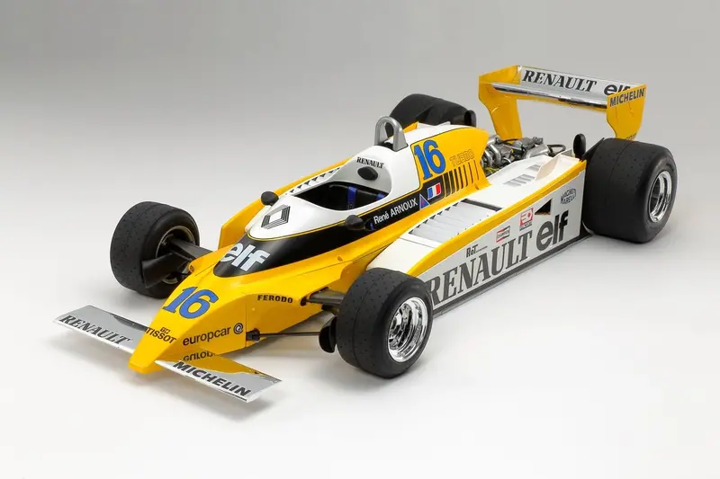 Tamiya - 1/12 Renault Re-20 Turbo Racing Car Model Kit, W/ Pe Parts 1