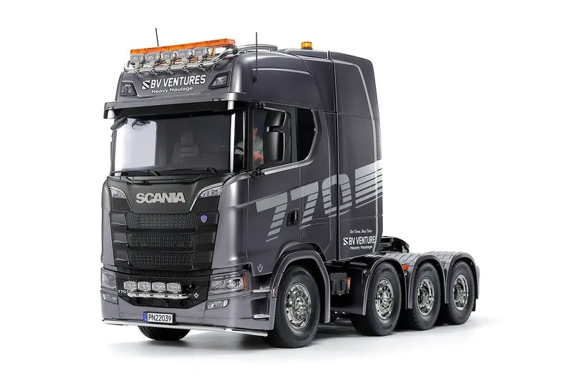 Tamiya - 1/14 R/C Scania 770 S 8X4/4, Gun Metal Edition 1