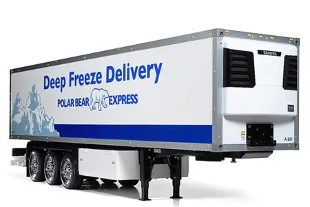 Tamiya - 1/14 Rc 3 Axle Reefer Trailer Kit 1