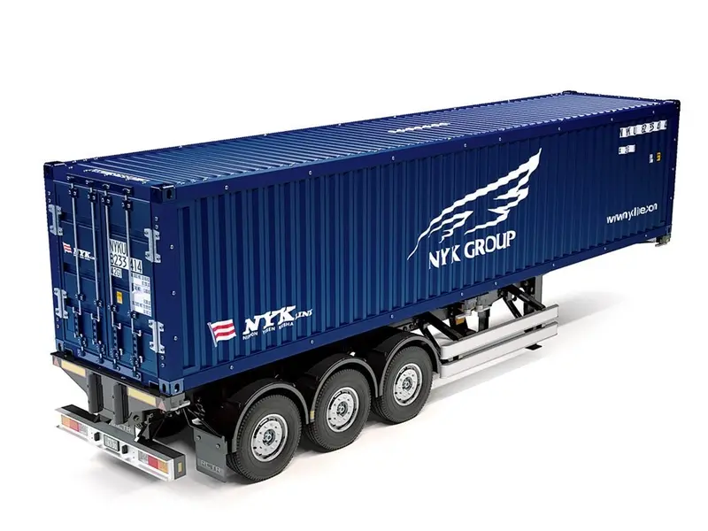 Tamiya - 1/14 Rc Container Trailer Kit, Nyk 1