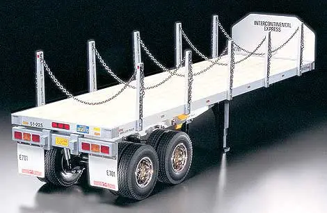 Tamiya - 1/14 Scale Rc Flatbed Semi Trailer Kit 1