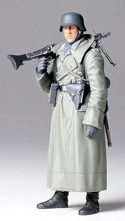 Tamiya - 1/16 German Machine Gunner Plastic Model 1