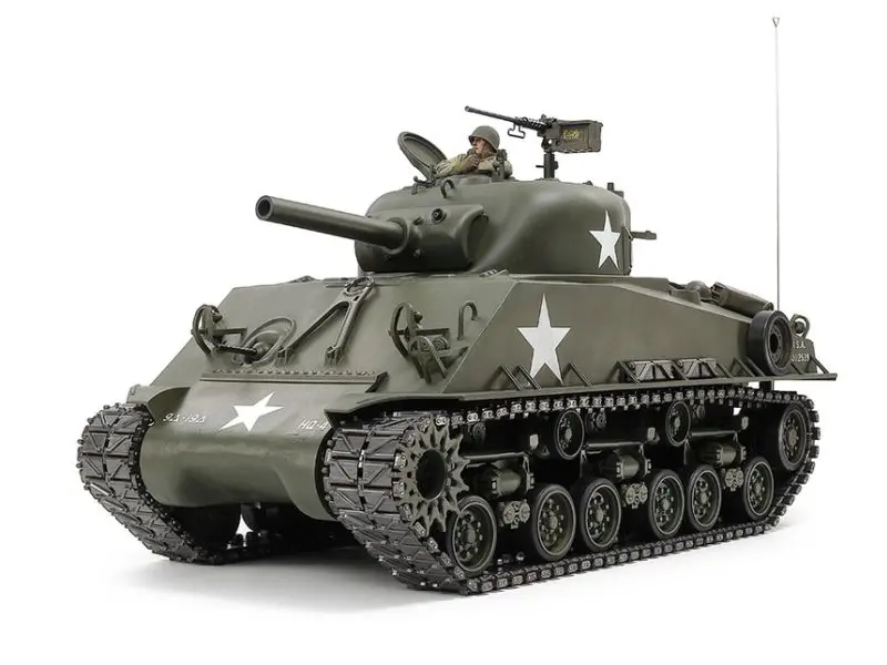 Tamiya - 1/16 R/C M4 Sherman 105Mm Howitzer (Mechanical Steering System) 1