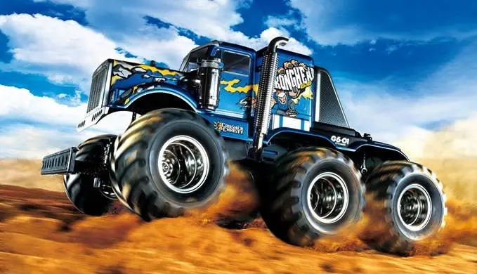 Tamiya - 1/18 R/C Konghead 6X6 (G6-01) Kit 1