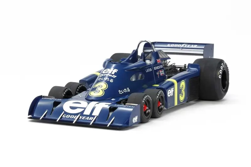 Tamiya - 1/20 Tyrrell P34 Six Wheeler Plastic Model Kit, W/ Photo Etched Parts 1