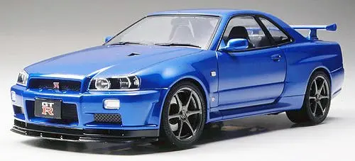 Tamiya - 1/24 Nissan Skyline Gt-R (R34) V.Spec Ii Plastic Model Kit 1