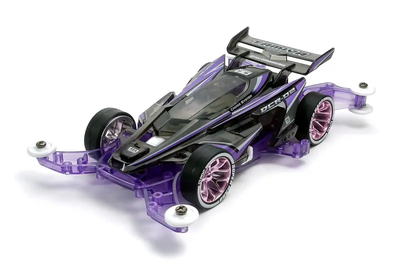 Tamiya - 1/32 Jr Mini 4Wd Dcr-02 Clear Black Special W/ Ma Chassis, Limited Edition Kit 1