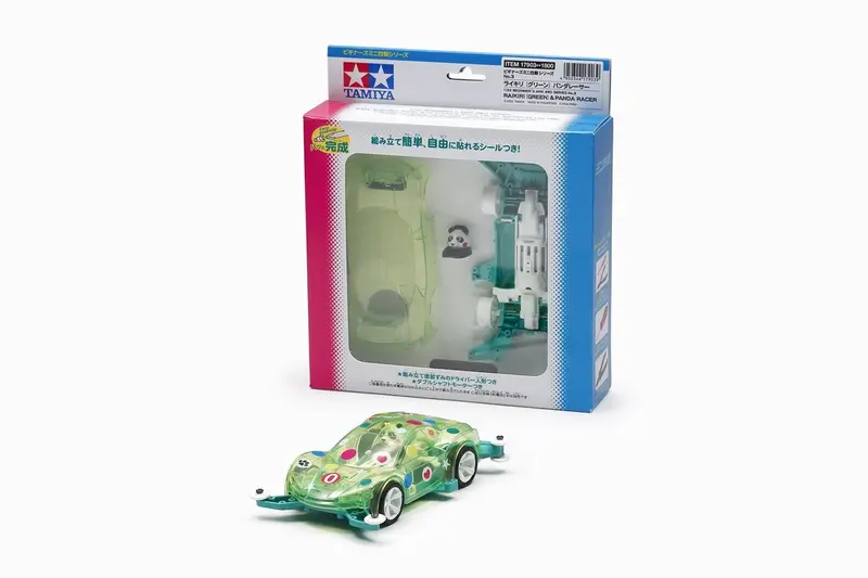 Tamiya - 1/32 Jr Mini 4Wd Pro Raikiri Green Panda Racer Kit 1