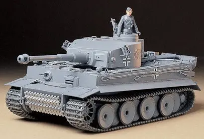 Tamiya - 1/35 Ger. Tiger I Early Production Tank Plastic Model Kit 1
