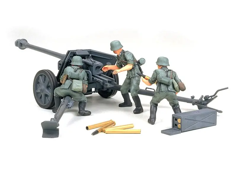 Tamiya - 1/35 German 75Mm Anti Tank Gun Plastic Model Kit 1