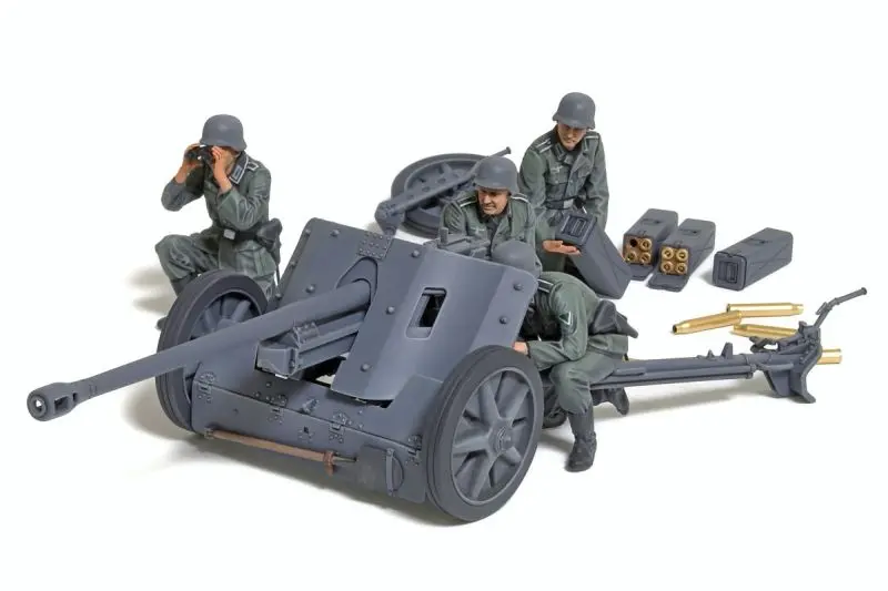 Tamiya - 1/35 German Anti-Tank Gun Pak38 Scale Model 1