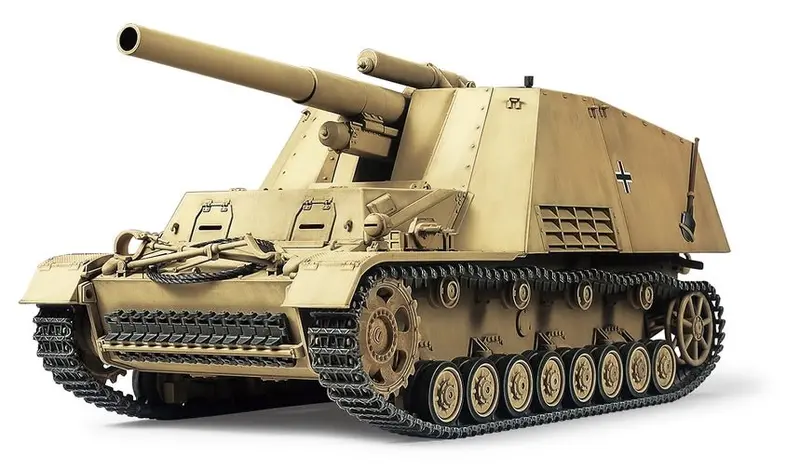 Tamiya - 1/35 German Heavy Sp Howitzer Hummel Plastic Model Kit 1