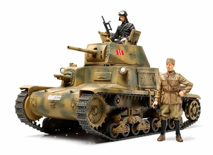 Tamiya - 1/35 Italian Carro Armato M13/40 Plastic Model Kit 1