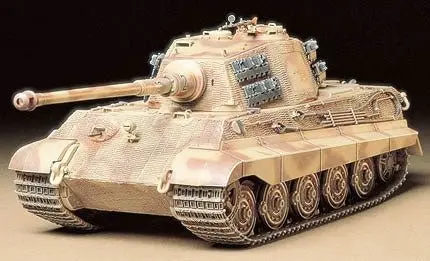 Tamiya - 1/35 King Tiger "Production Turret" Tank Plastic Model Kit 1