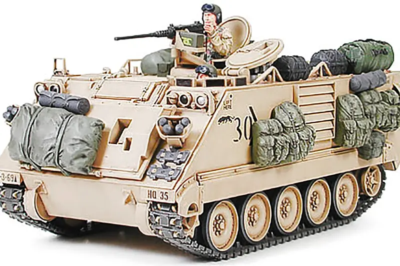 Tamiya - 1/35 M113a2 Armored Person Carrier, Desert Version, Plastic Model Kit 1