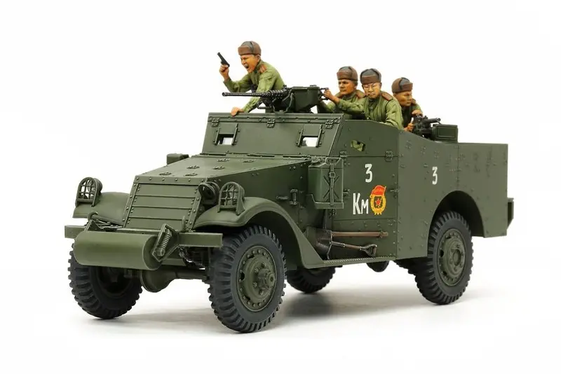 Tamiya - 1/35 M3a1 Scout Car Plastic Model Kit 1