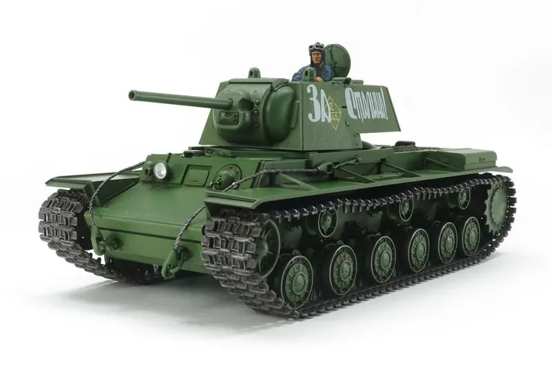 Tamiya - 1/35 Russian Heavy Tank Kv-1N Model Kit 1941 Early Production Plastic Model Kit 1