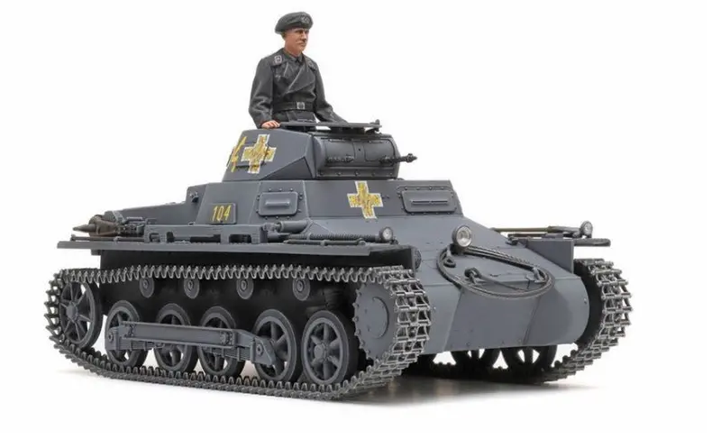Tamiya - 1/35 Scale German Tank Panzer I Ausf.B Plastic Model Kit 1