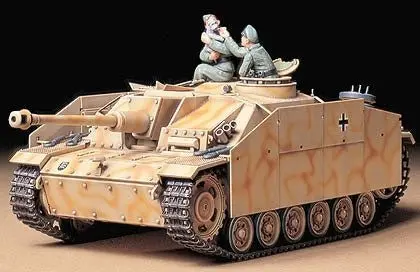 Tamiya - 1/35 Sturmgeschutz Iii Ausf G Early Tank Plastic Model Kit 1