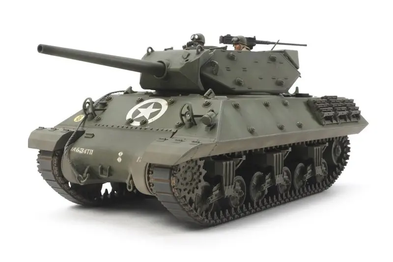Tamiya - 1/35 Us Tank Destroyer M10 Mid Prod Plastic Model Kit 1