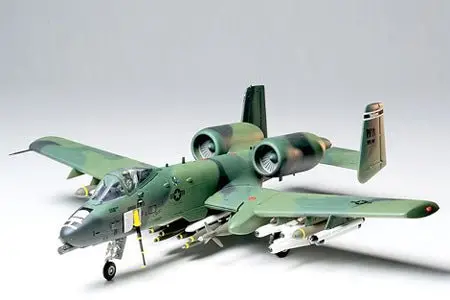 Tamiya - 1/48 A-10 Thunderbolt Ii Plastic Model Airplane Kit 1