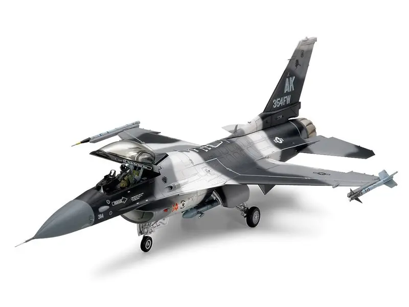 Tamiya - 1/48 F-16C/N Plastic Model Airplane Kit "Aggressor/Adversary" 1