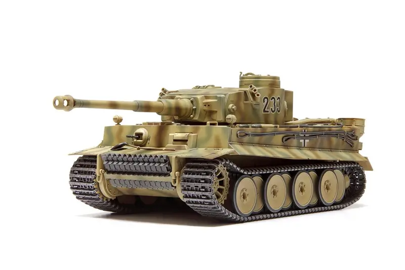 Tamiya - 1/48 German Heavy Tank Tiger / Early Prod E. Front Plastic Model Kit 1