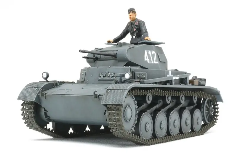 Tamiya - 1/48 German Panzer Ii A/B/C Plastic Model Kit 1