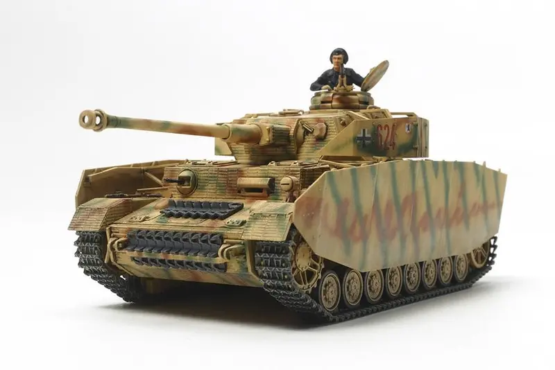 Tamiya - 1/48 German Panzer Iv Ausf.H Plastic Model Kit 1