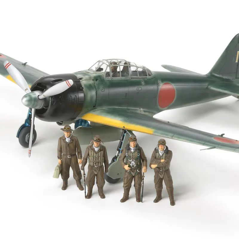 Tamiya - 1/48 Mitsubishi A6m3/3A (Zeke) Plastic Model Airplane Kit 1