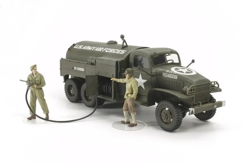 Tamiya - 1/48 Us Airfield Fuel Truck Plastic Model Kit 1