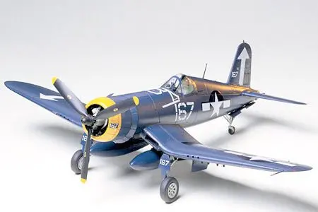 Tamiya - 1/48 Vought F4u-1D Corsair Plastic Model Airplane Kit 1